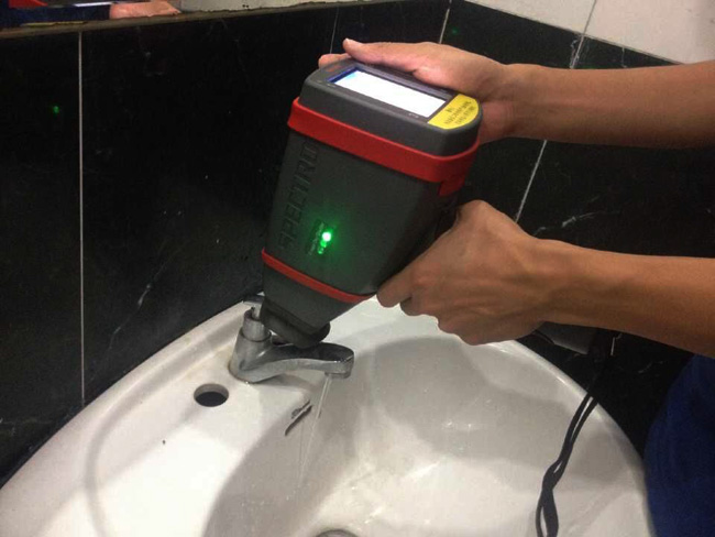 手持式光譜儀在水龍頭里的應用